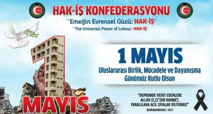 Hak-İş’ten 1 Mayıs bildirisi