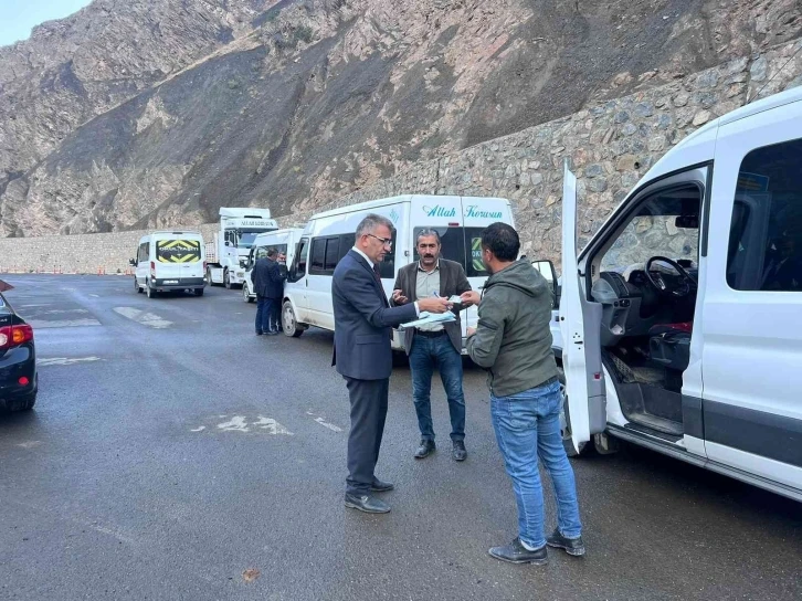 Hakkâri’de öğrenci servisleri denetlendi
