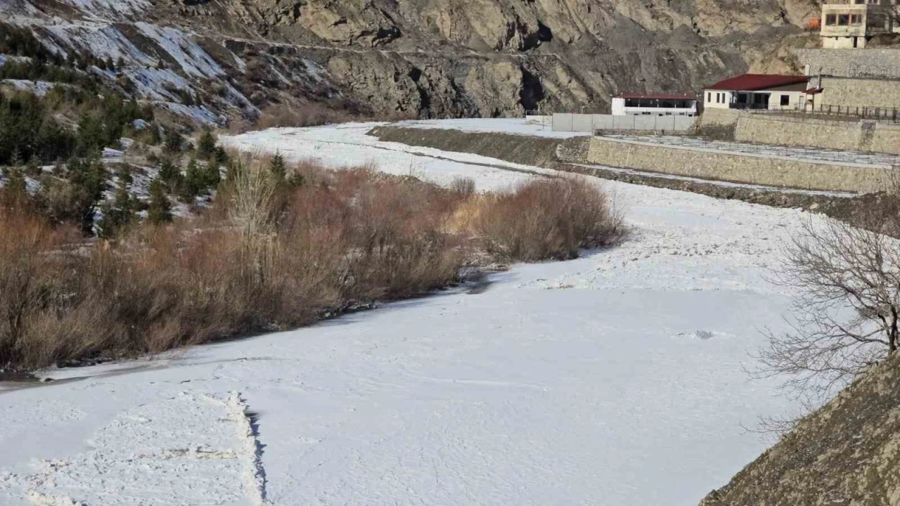 Hakkari’de Zap Suyu dondu
