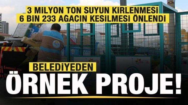 Haliliye Belediyesi'nden örnek proje!