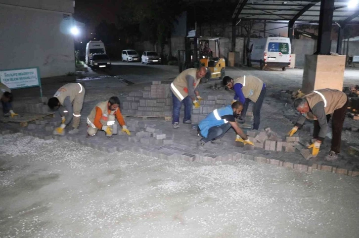 Haliliye’de mahalleler kilitli beton parke ile döşeniyor
