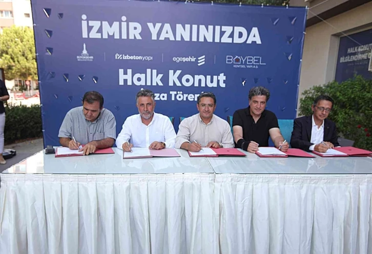 Halk Konut projesinde ikinci imzalar atıldı
