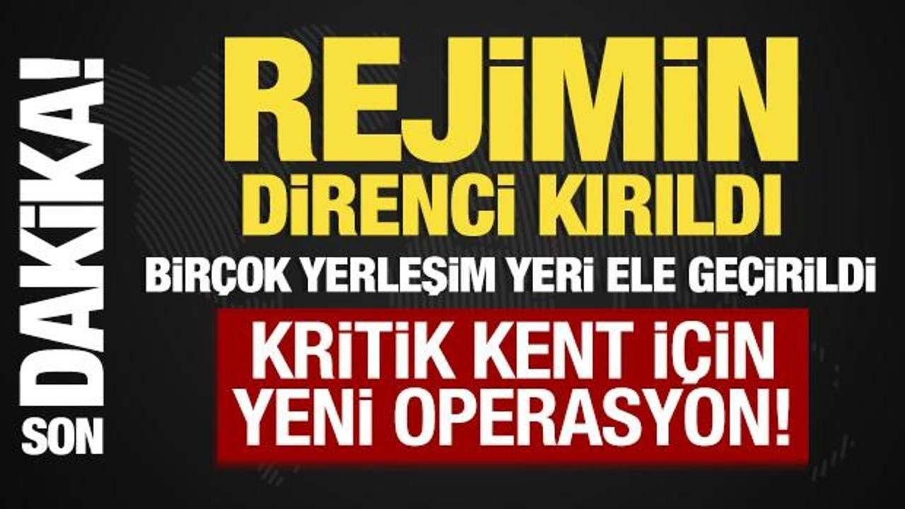 Hama'da rejimin direnci kırıldı: Kritik kent için yeni operasyon!