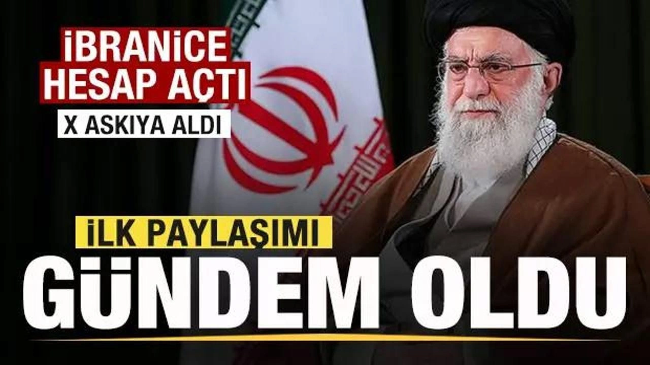 Hamaney İbranice hesap açtı! İlk paylaşımı gündem oldu! X askıya aldı