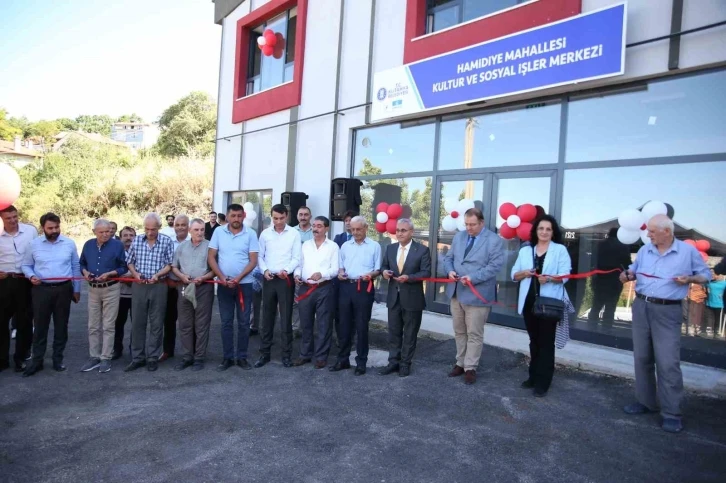 Hamidiye Kültür ve Sosyal İşler Merkezi hizmete sunuldu
