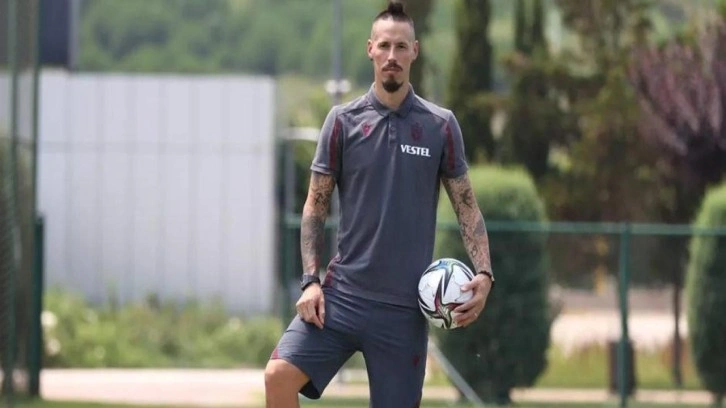 Hamsik, antrenmana devam edemedi