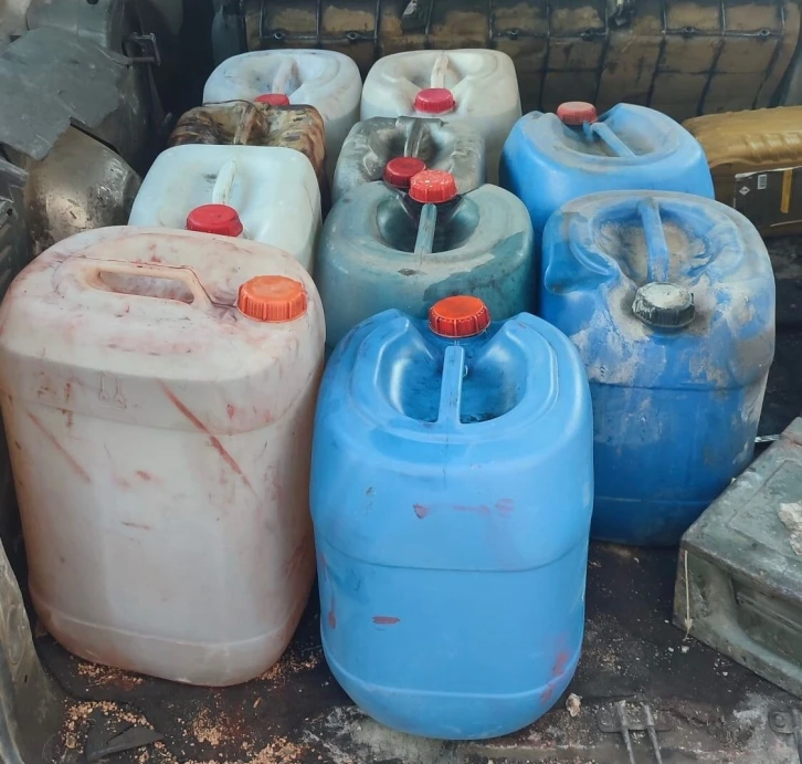 Hatay’da 280 litre kaçak akaryakıt ele geçirildi
