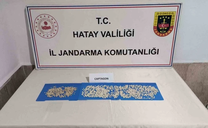 Hatay’da bin 298 uyuşturucu hap ele geçirildi
