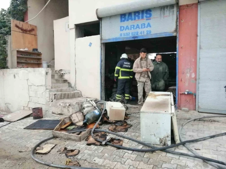 Hatay’da çıkan ev yangınına itfaiye müdahale etti
