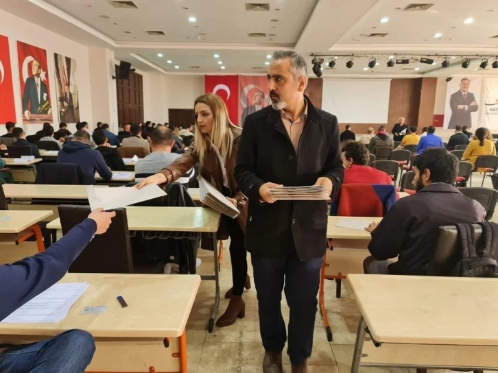 Hatay’da istihdam projesinde ilk sınav heyecanı
