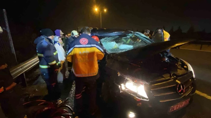 Hatay’dan İstanbul’a giden depremzede aile kaza yaptı: 1’i bebek 9 yaralı
