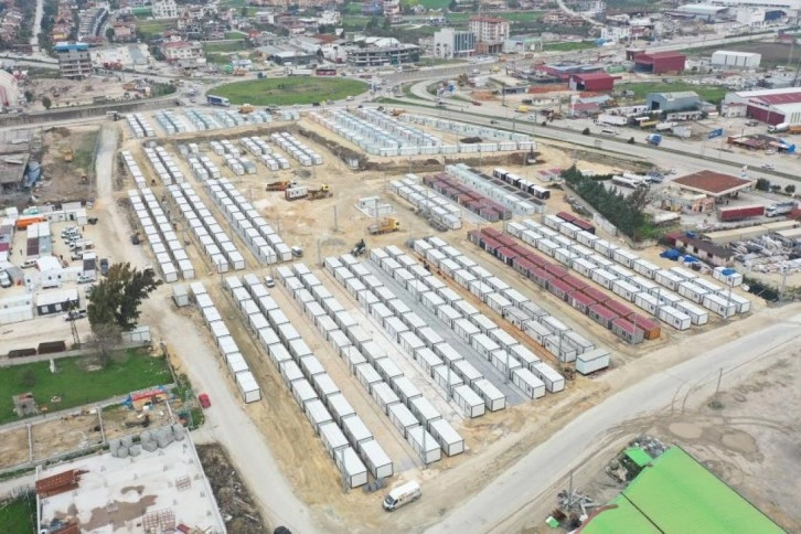 Hatay’da Konya Konteyner Kent’in ilk etabı tamamlanmak üzere