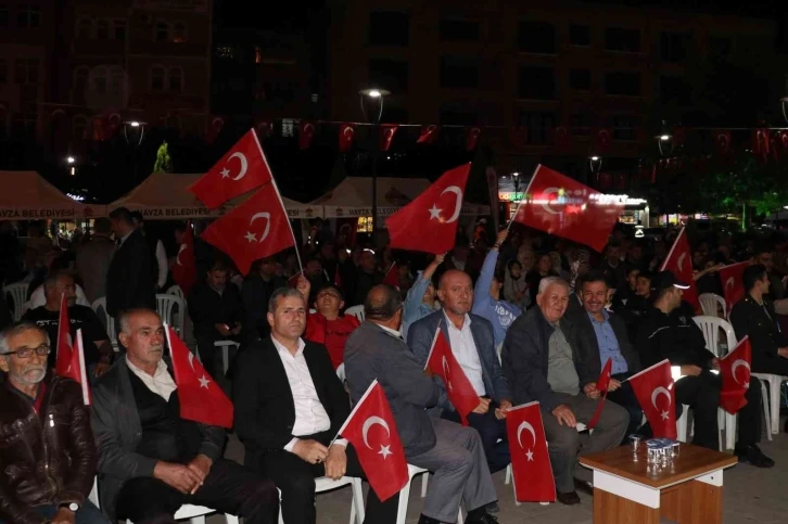 Havza’da 15 Temmuz etkinliklerine yoğun ilgi
