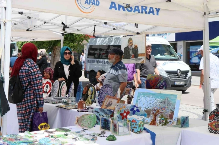 Hayat boyu öğrenme haftasında hünerlerini sergilediler
