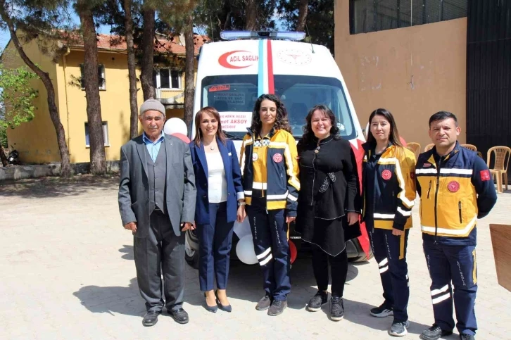 Hayırsever vatandaştan sağlık müdürlüğüne ambulans bağışı
