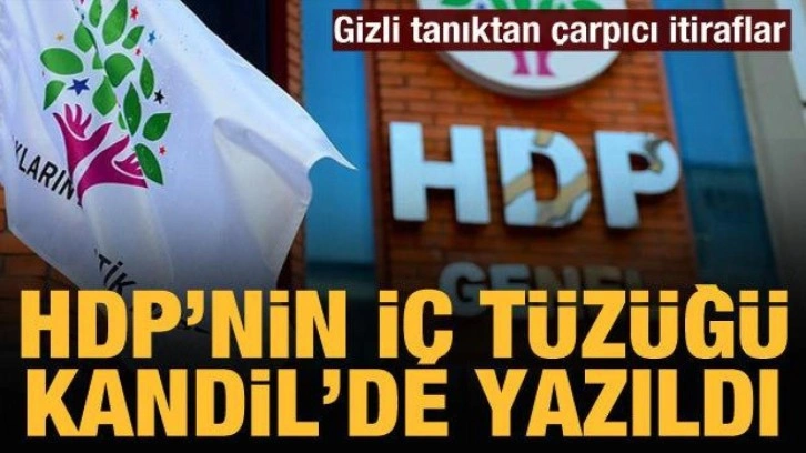 HDP&rsquo;nin içtüzüğü Kandil&rsquo;de yazıldı