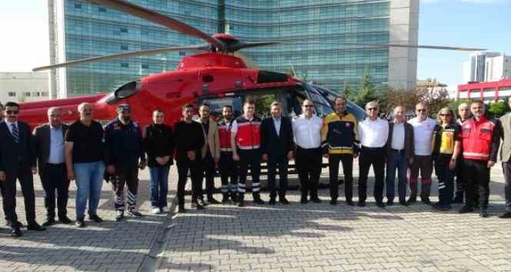 Helikopter ambulans Malatya’da hizmete başladı