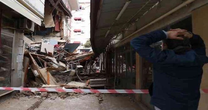 Her gün çok sayıda kişinin geldiği eğlence mekanından geriye sadece enkazı kaldı