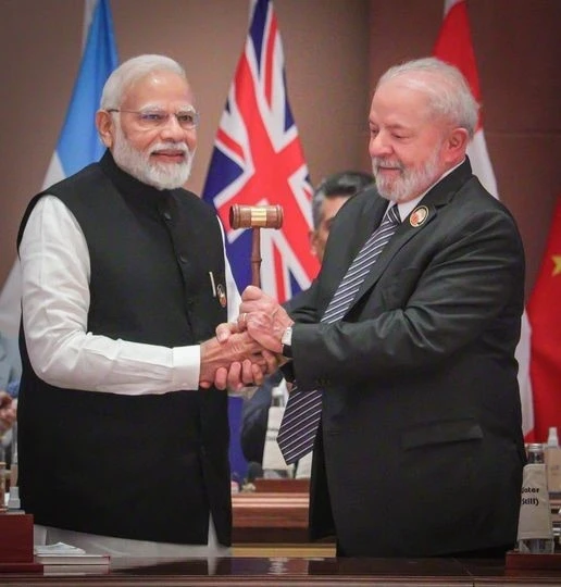 Hindistan, G20 dönem başkanlığını Brezilya’ya devretti
