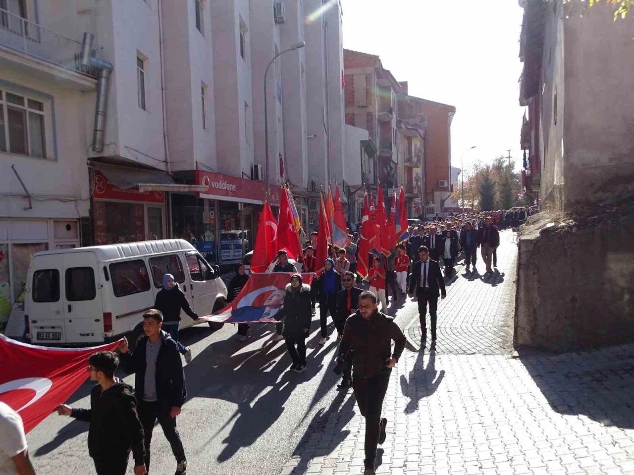 Hisarcık’ta Cumhuriyet Yürüyüşü
