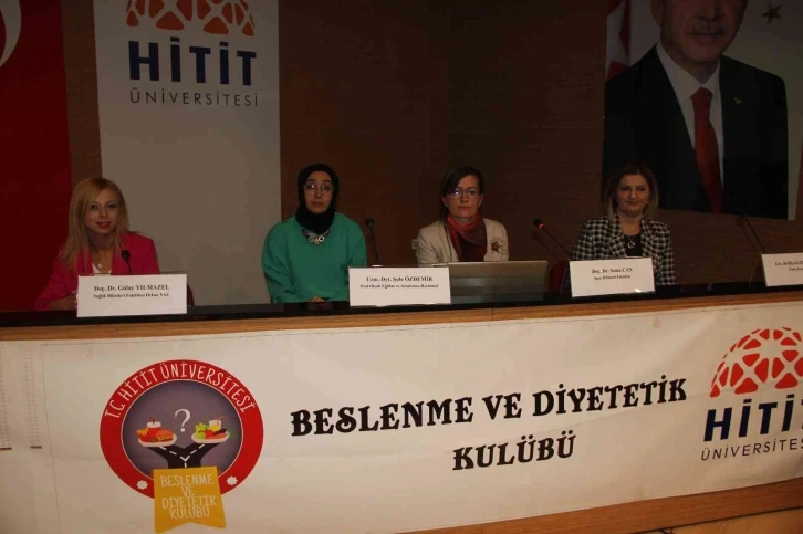 Hitit Üniversitesi’nde ’diyabet’e dikkat çekildi
