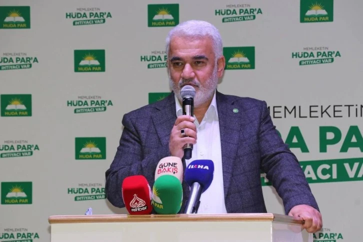 HÜDA PAR Genel Başkanı Yapıcıoğlu: Menfaat üzerine dönen siyaset canavarlıktır