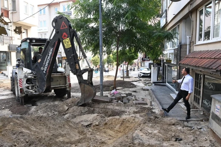 Hüseyin Pehlivan Caddesi tepeden tırnağa yenileniyor
