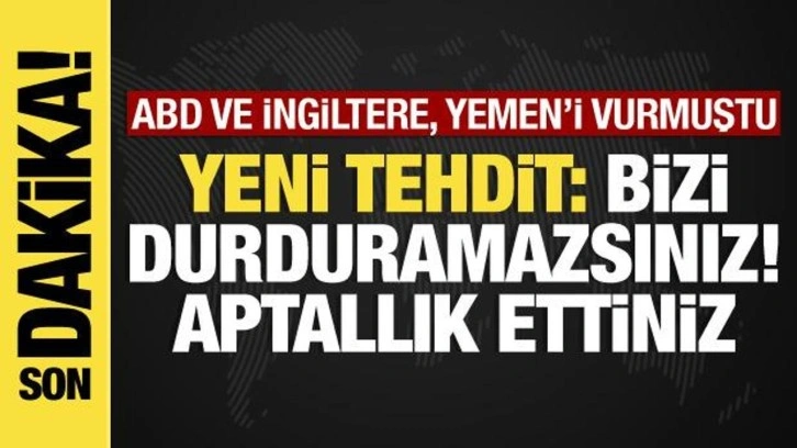 Husiler'den ABD ve İngiltere'ye gözdağı: İsrail gemilerini vuracağız