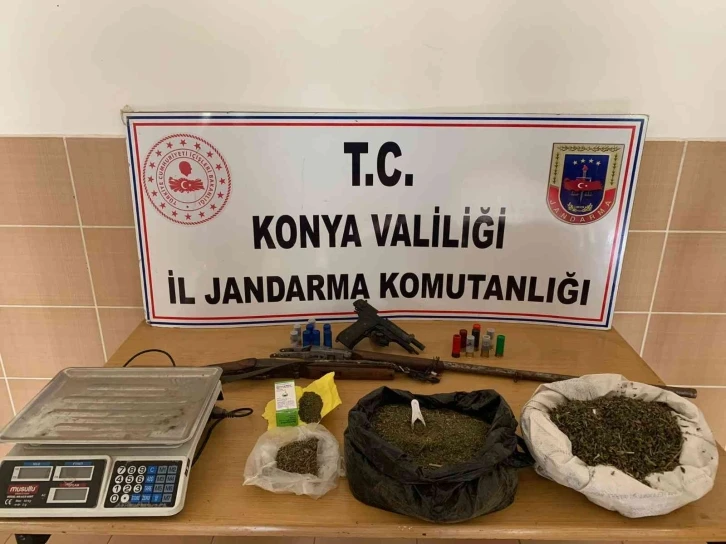 Hüyük’te jandarma zehir tacirlerine geçit vermiyor
