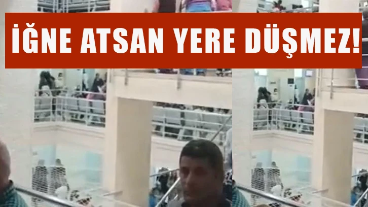 İğne atsan yere düşmez!