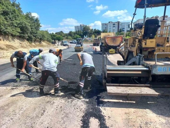 İlimtepe Mahallesi’ne 930 ton asfalt
