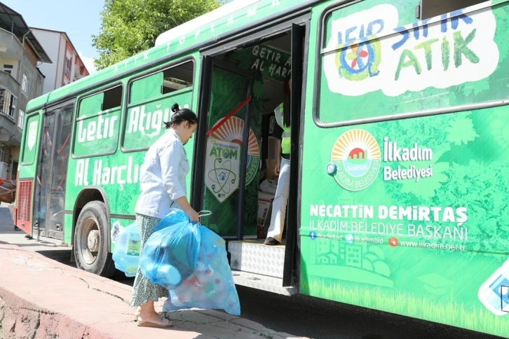 İlkadım’da çöplerini getirenlere çekiliş bileti
