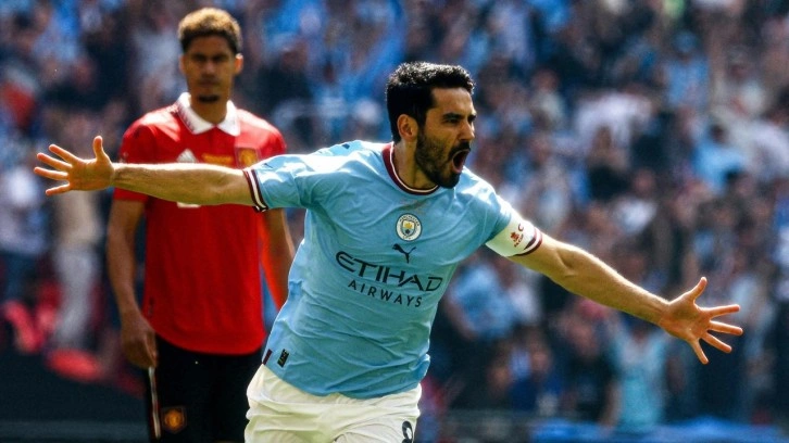 İlkay Gündoğan yıldızlaştı! Manchester City, bir kupa daha kazandı