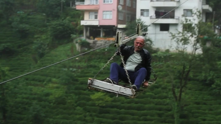 İlkel teleferikler can alıyor ama yöre halkı vazgeçemiyor
