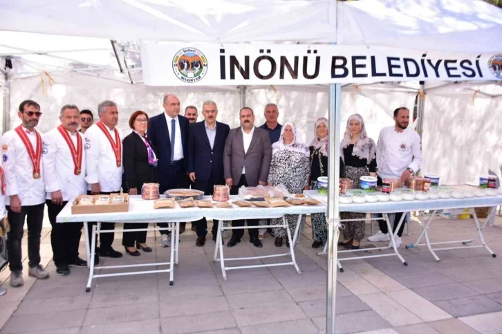 İnönü’nün meşhur yöresel ürünleri yoğun ilgi gördü
