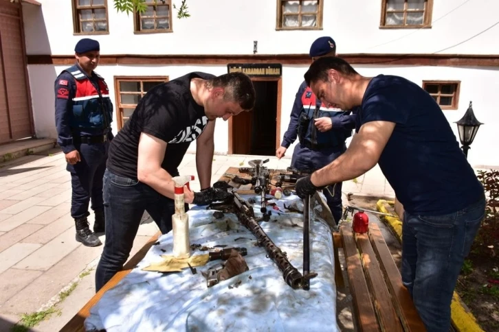 İnönü Savaşlarında kullanılan silahların bakımları yapıldı
