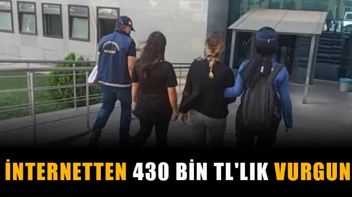  İnternetten 430 bin TL'lik vurgun