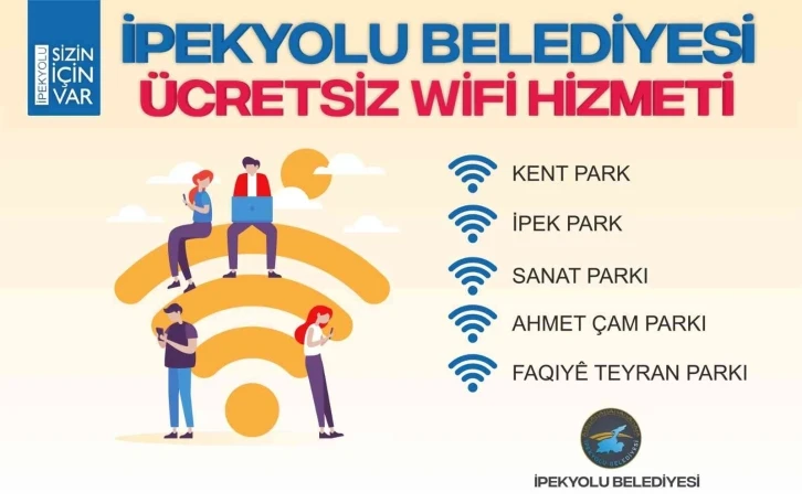 İpekyolu’ndaki parklarda ücretsiz internet dönemi
