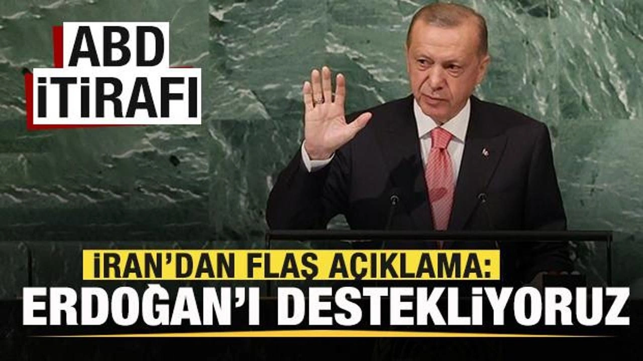 İran'dan ABD itirafı! Son dakika Erdoğan açıklaması: Destekliyoruz