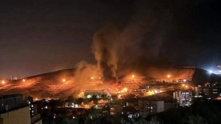 İran'da bir hapishanede yangın çıktı