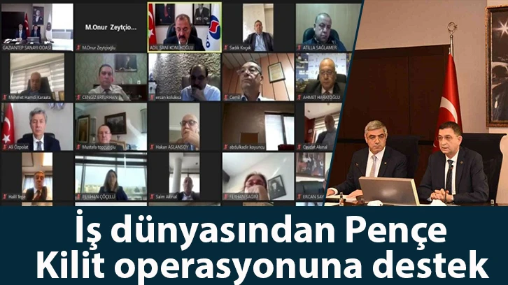 İş dünyasından Pençe- Kilit operasyonuna destek