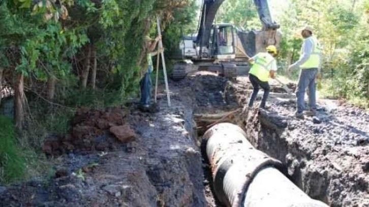 İSKİ'nin kazı çalışması sırasında doğal gaz borusu patladı