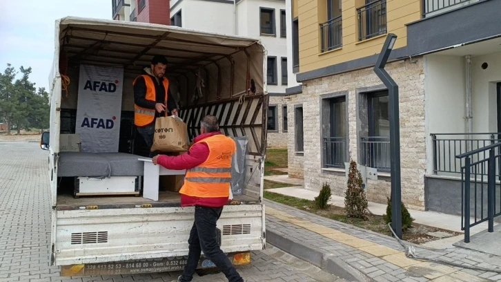 İslahiye’deki depremzedeler kalıcı konutlara yerleşmeye başladı