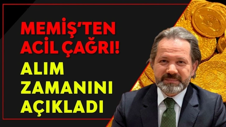 İslam Memiş altın yatırımcılarına seslendi: Alım yapmak için en uygun zamanı açıkladı!