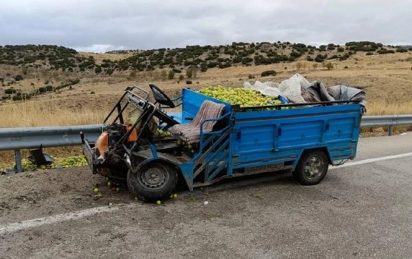 Isparta'da kaza: 1 yaralı