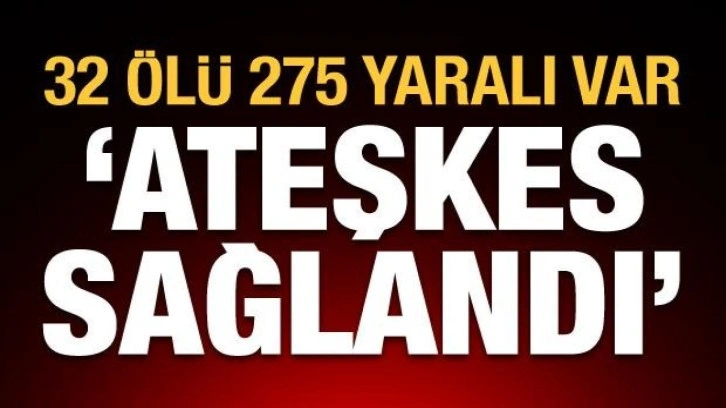 İsrail ve İslami Cihad Gazze'de ateşkes üzerinde anlaştı