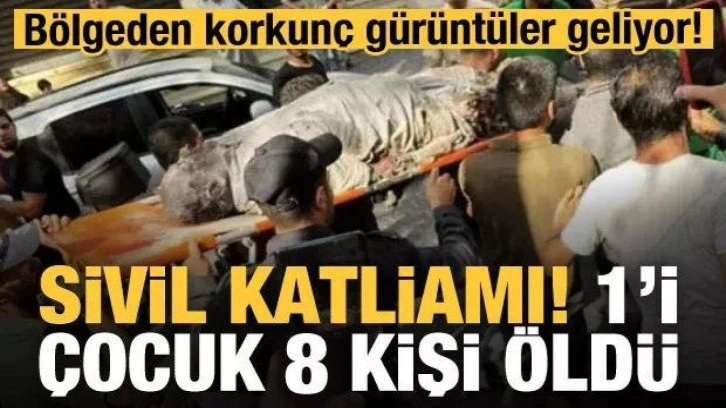 İsrail'den Gazze'ye hava saldırısı: 8 kişi hayatını kaybetti