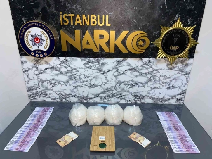 İstanbul’da 4 kilo metamfetamin ele geçirildi
