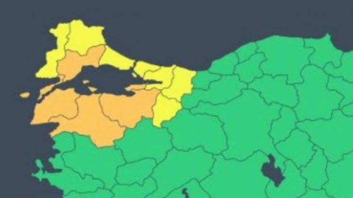 İstanbul dahil 11 il için turuncu kodlu uyarı! Meteoroloji'den hava durumu açıklaması