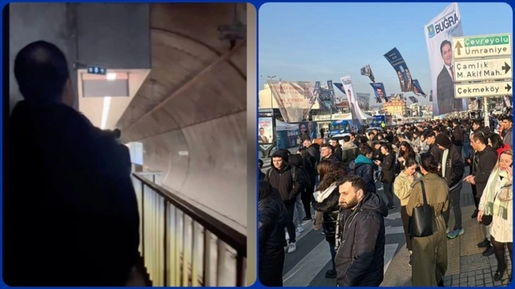 İstanbul Metro Hattında Sabah Saatlerinde Teknik Arıza!